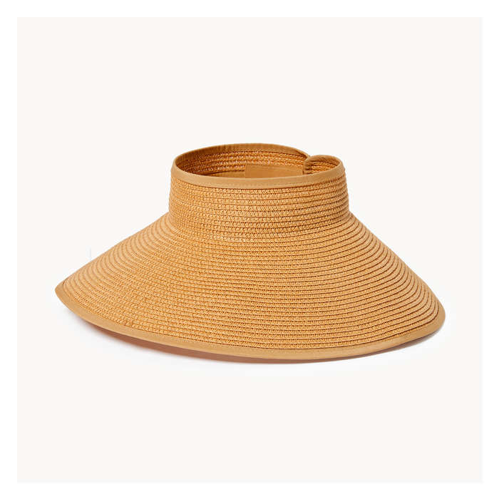 Women's Packable Straw Visor